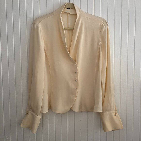 100% Silk Lauren Ralph Lauren Blouse - Picture 1 of 16